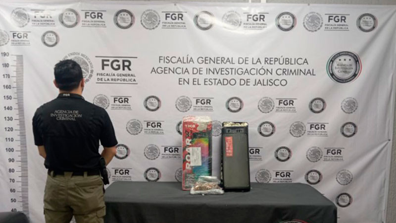 Hallan 5 mil pastillas de opiode en paquetería de Jalisco; estaban escondidas en bocinas 