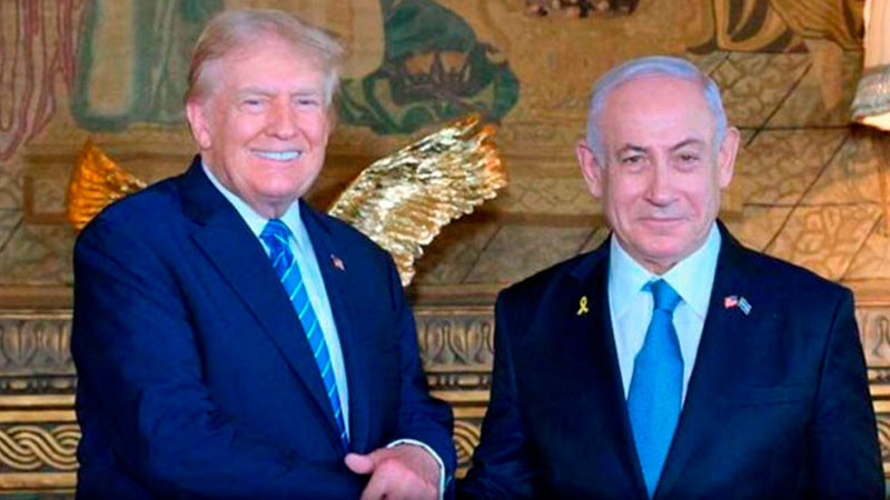 Trump recibe a Netanyahu en la Casa Blanca; hablan de la guerra en Gaza y aranceles 