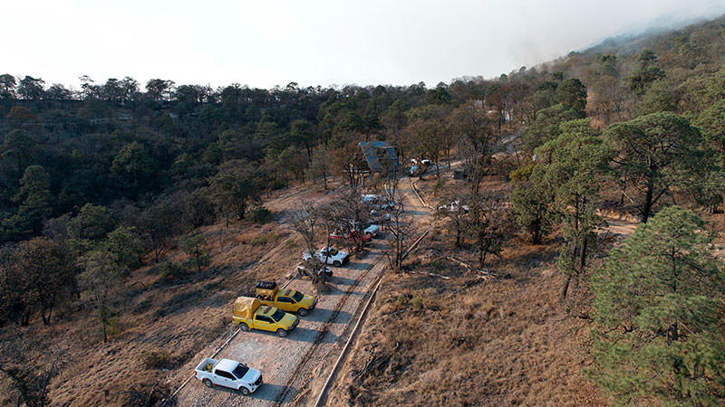 Controlado en 95 por ciento incendio en El Madroño, Querétaro 