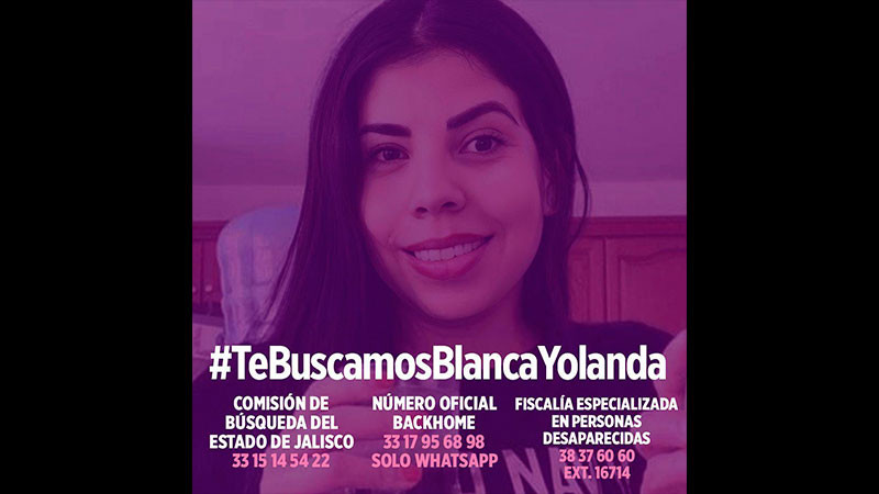 Senadores exigen al gobernador de Jalisco, Pablo Lemus, respuestas sobre la desaparición de Blanca Yolanda 