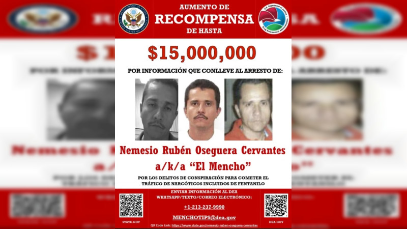 México y EEUU van contra C.J.N.G. a escala global: Buscan desmantelar redes criminales en 40 países de cinco continentes 