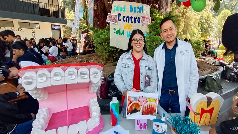 Feria de la Salud en la EPLER de Uruapan ofreció servicios de salud para la comunidad  