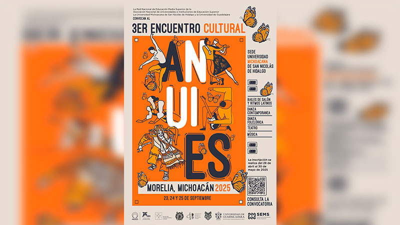 Instituciones de educación media superior mostrarán riqueza artística en el 3er Encuentro Cultural ANUIES 