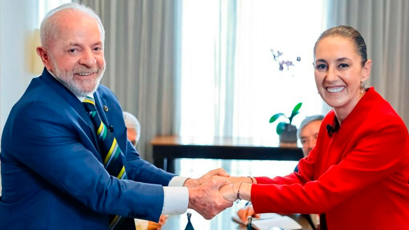Sheinbaum y Lula acuerdan fortalecer relación industrial entre países 
