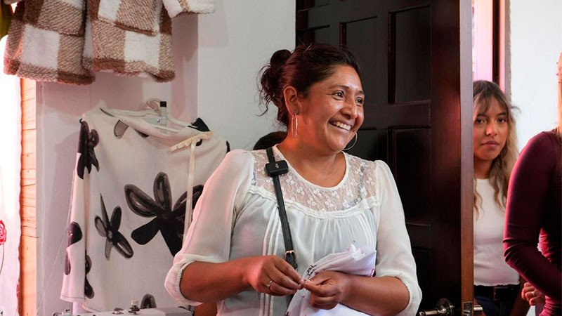 Tejiendo autonomía y esperanza, inauguran talleres productivos para mujeres en Nahuatzen y Tingambato 