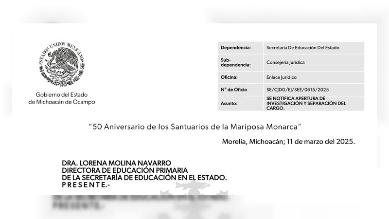 En Aquila exigen la destitución del supervisor Escolar 085; lo acusan de actos de corrupción 