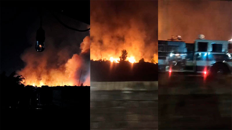 Reportan incendio en el Aeropuerto Internacional de Uruapan; está bajo control 