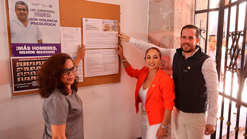 Este viernes, último día para postular al Mérito Docente 2025; Itzé Camacho llama a reconocer la labor educativa en Michoacán 