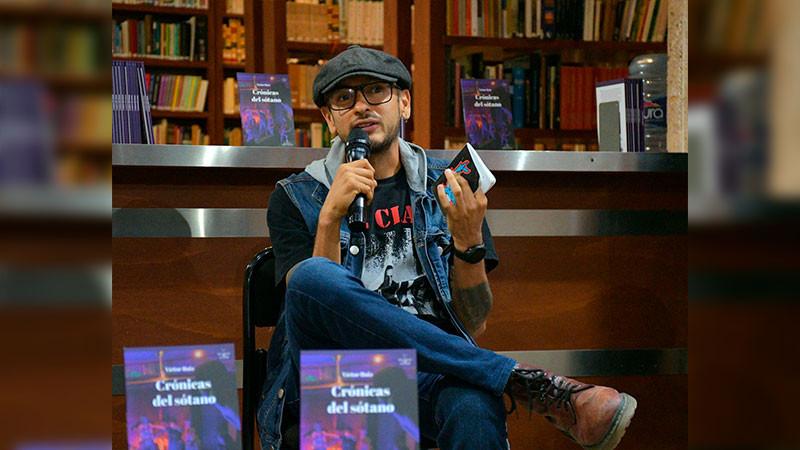 Víctor Ruíz presenta “Crónicas del Sótano”, una oda al rock desde Morelia 