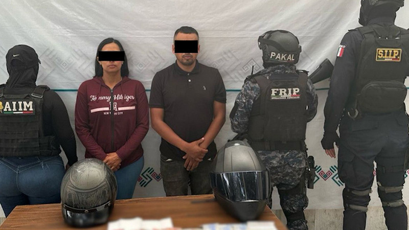 Arrestan a pareja de colombianos que integraba red de préstamos en Chiapas 