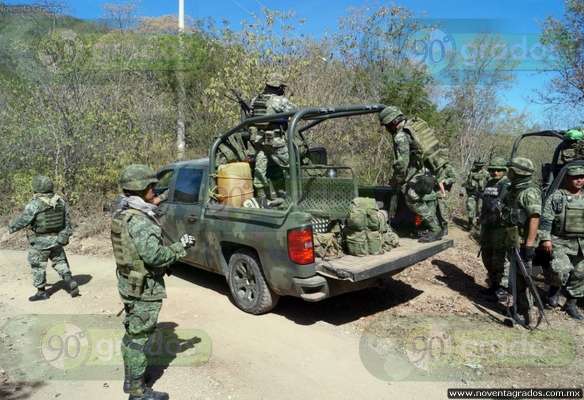 Michoacán: Destruyen narcolaboratorio y plantío de marihuana en Arteaga - Foto 0 