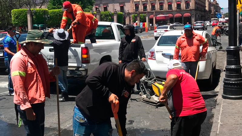 Gobierno de Morelia alista el Centro Histórico para eventos de Semana Santa 