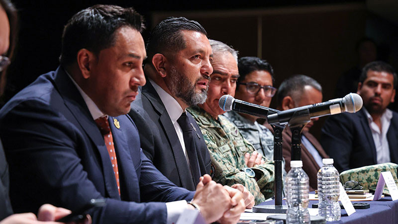 Autoridades refuerzan estrategia para mantener la paz y tranquilidad en Querétaro 