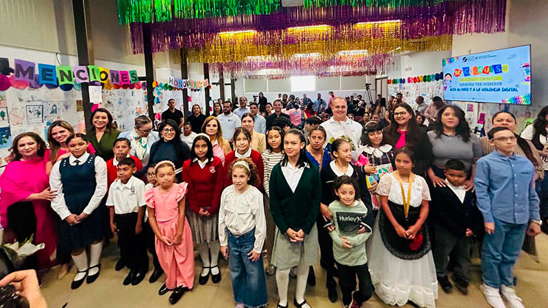 Premia la CEDH Michoacán a ganadores del XX concurso de dibujo infantil 