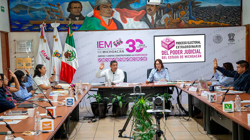 El IEM aprueba protocolo de renuncia para mujeres juzgadoras, candidatas y electas 