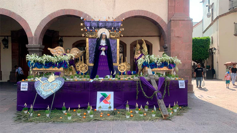 Altar de Dolores, una tradición que se realiza en el viernes de Concilio  