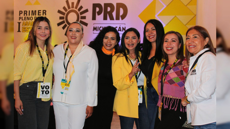 Reconoce Brissa Arroyo llegada de mujeres a la nueva dirigencia en el PRD Michoacán  