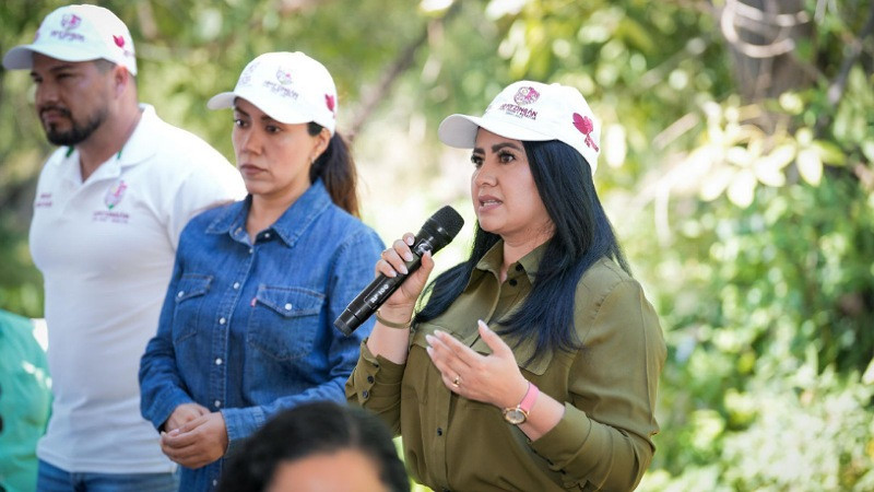 Gladyz Butanda impulsa rehabilitación de Laguna de Chandio en Michoacán 