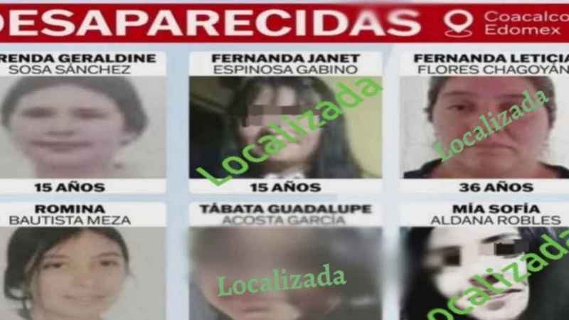 En Coacalco, cuatro de las seis mujeres reportadas como desaparecidas han sido localizadas 