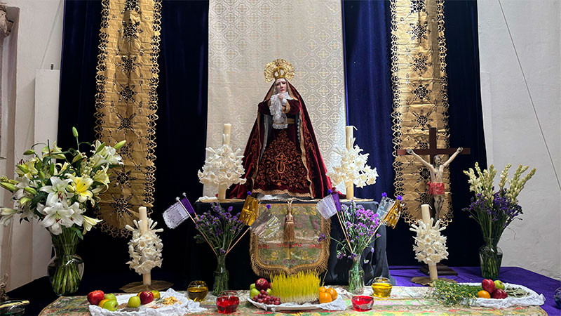 Altar de dolores, tradición de Semana Santa que llega al Museo de Arte Colonial 