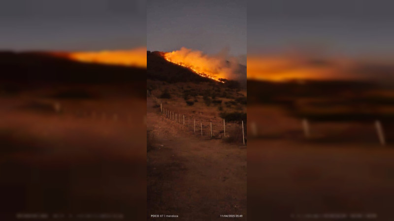 Piden ayuda para brigadistas que combaten incendio en Sierra de los Agustinos, en Guanajuato 