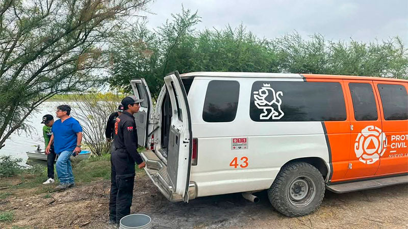 Localizan si vida a joven que cayó a laguna en Vallecillo, Nuevo León 