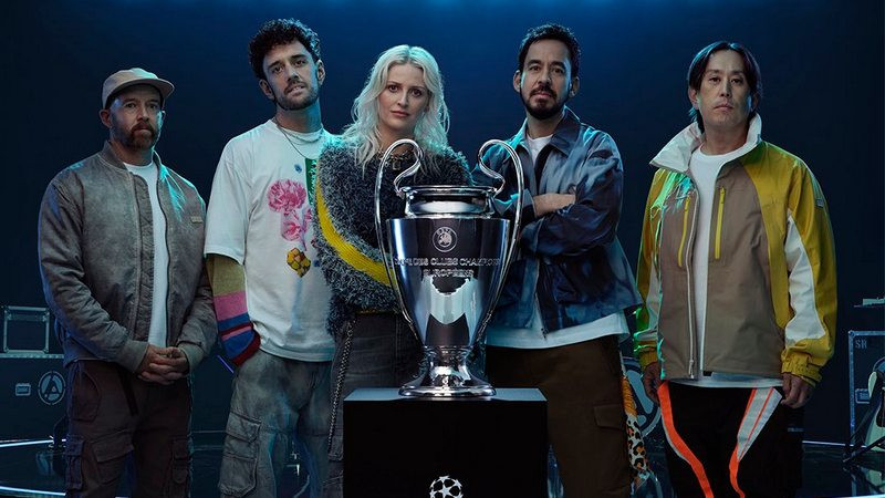 Linkin Park encabezará espectáculo inaugural en la final de la Champions League 