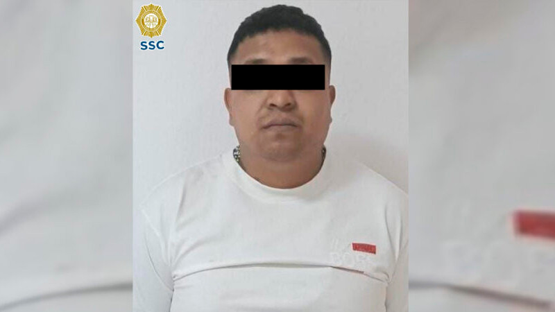 Detienen a presunto miembro de grupo delincuencial de Tepito 