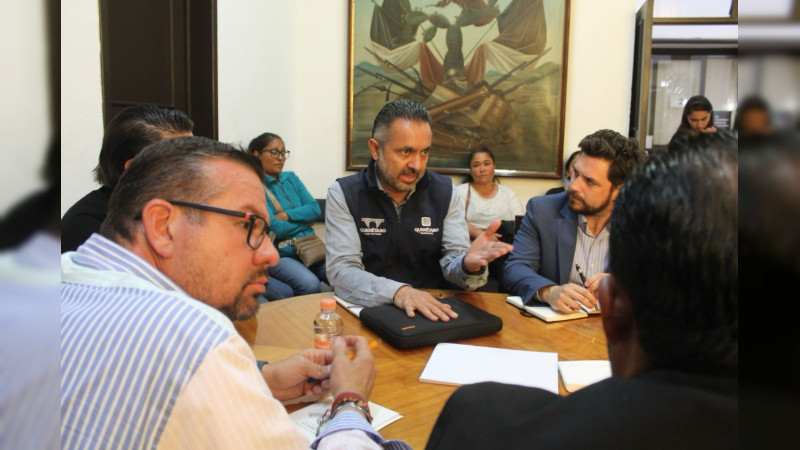 Querétaro: Dan seguimiento a la rehabilitacion de la carretera que conecta La Palma y La Gotera