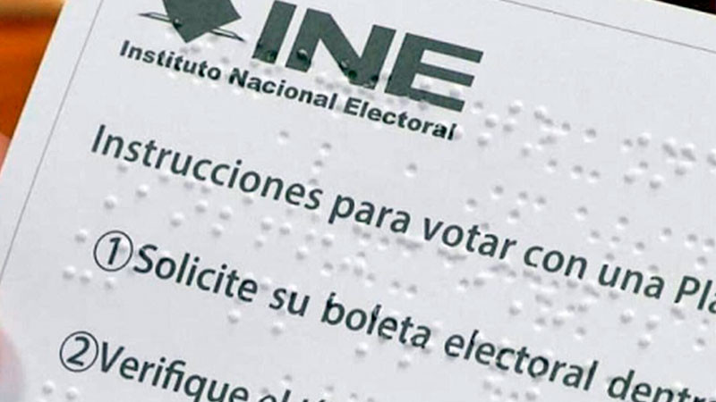 Por recorte presupuestal, no habrá boletas en Braille en elección judicial 