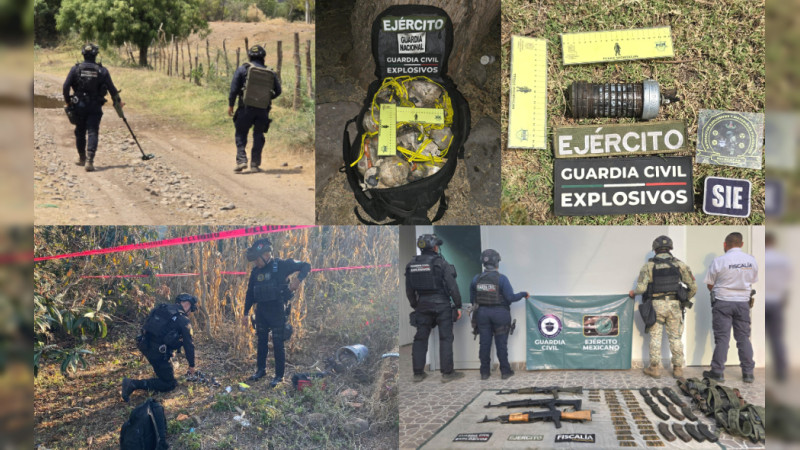 Se radicalizan criminales: Dan la vida para evitar desminado en Michoacán; suman 9 abatidos en dos emboscadas 