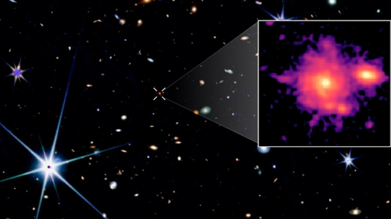 Descubren galaxia "muy similar" a la Vía Láctea; se formó poco después del Big Bang 