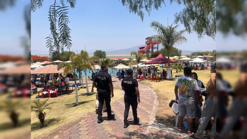 Refuerza Fiscalía Michoacán operativos de seguridad en balnearios