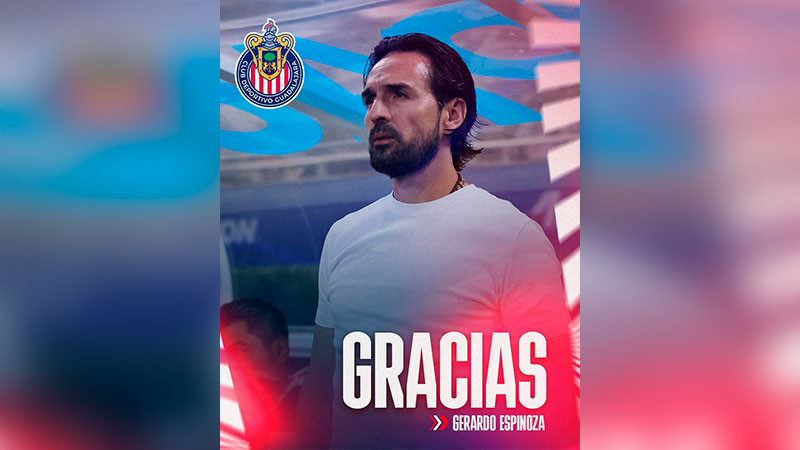 Chivas anuncia la salida oficial de Gerardo Espinoza como Director Técnico 