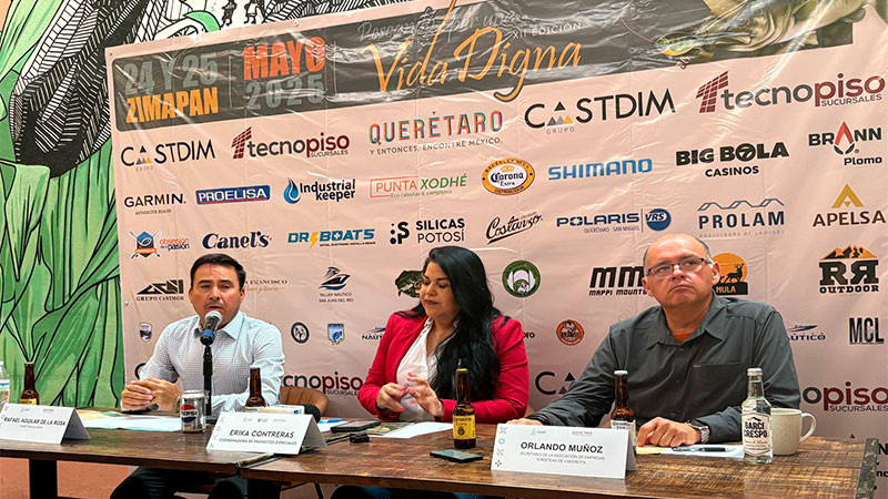 Anuncian XII edición de torneo de pesca deportiva en presa Zimapán en Querétaro 