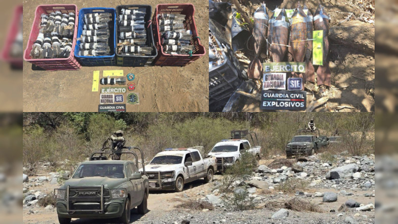 Aseguran 168 explosivos para dron y varios kilos de pólvora en Buenavista, Michoacán: Lanzaron drones contra autoridades, pero fueron inhibidos 