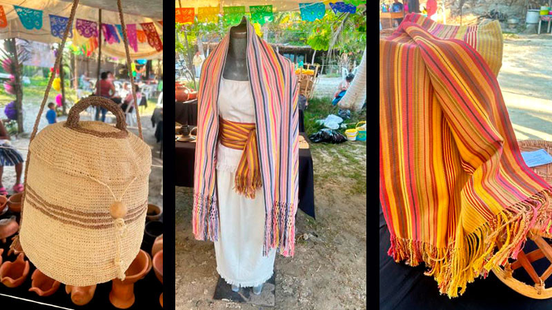 Reconocieron a artesanos en el Concurso Artesanal de la Cultura Náhuatl, en la costa michoacana 