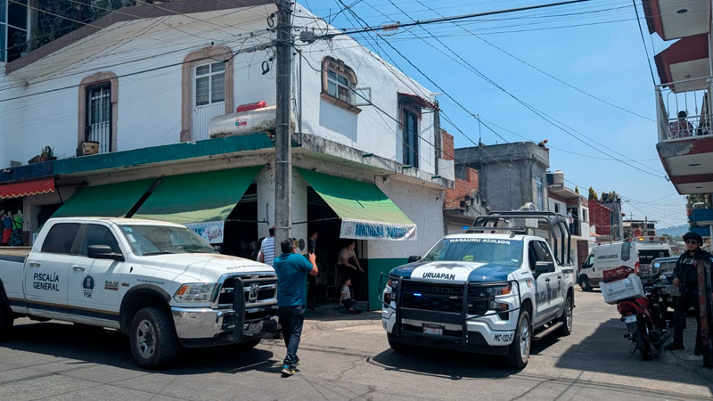 Asesinan a balazos a un individuo en Uruapan, Michoacán  