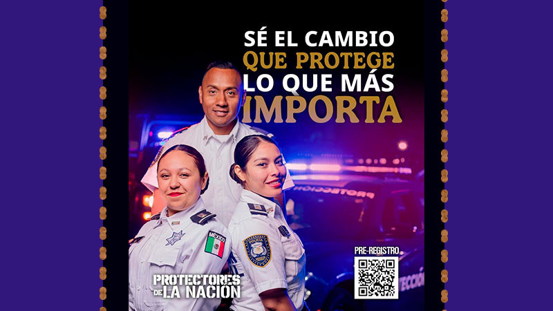La SSPC invita a la población en general a sumarse al servicio de protección federal 