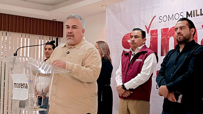 Morena Michoacán vigilará reglas para evitar actos anticipados de campaña 