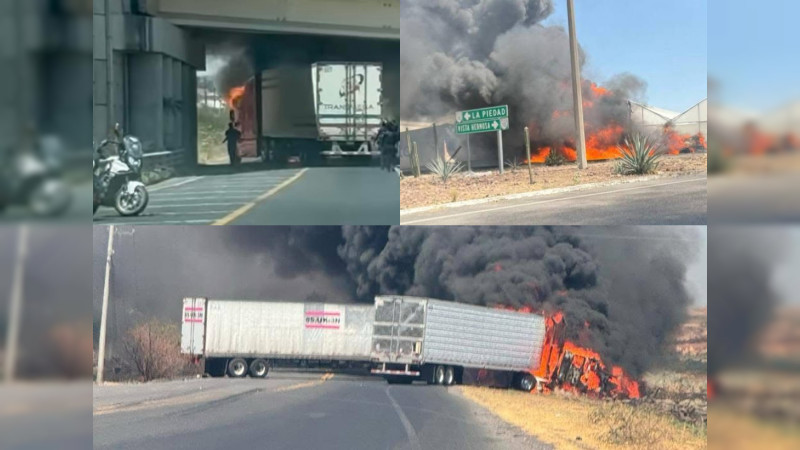 Lanzan ataques contra Oxxos y vehículos en carreteras de Apatzingán y región Zamora, Michoacán 