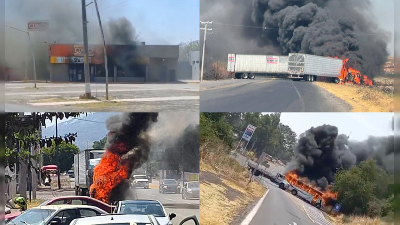 Bloqueadas doce carreteras y autopistas en Michoacán; se presume captura de alto líder 