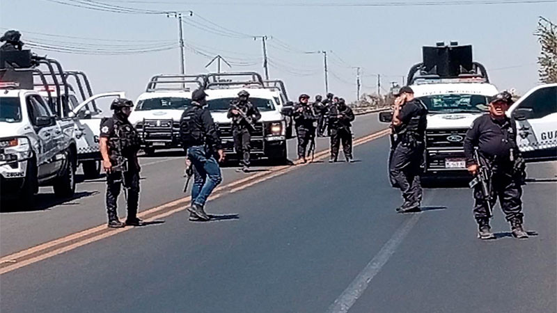 Por bloqueos carreteros, se refuerzan acciones operativas de seguridad en Michoacán 