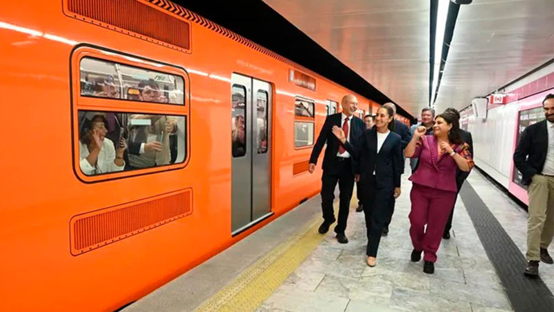 Sheinbaum inaugura tramo Cuauhtémoc-Chapultepec de la nueva línea 1 del metro 