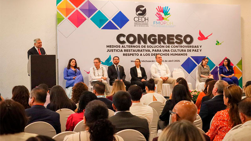 La construcción de la paz comienza desde lo individual y el respeto entre las personas, remarca Magaña de la Mora 