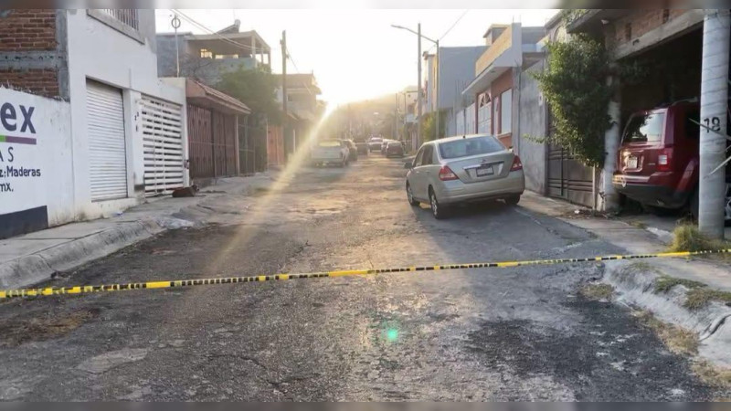 Balacera en Morelia, Michoacán deja tres muertos y un herido 