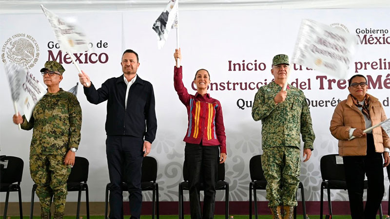 El próximo domingo visitará Querétaro Claudia Sheinbaum; dará el banderazo de inicio de obras del Tren México-Querétaro  