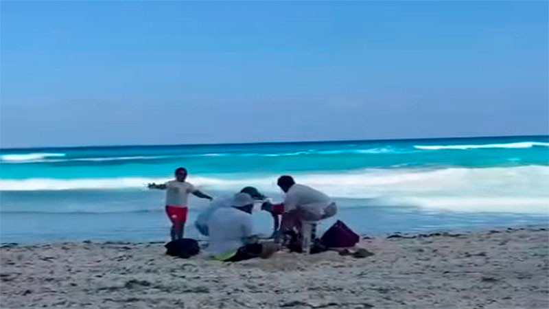 Encuentran restos humanos en playa de Cancún, Quintana Roo