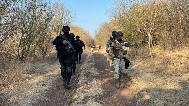 Seis abatidos en agresiones a militares en Apatzingán y Tarímbaro, Michoacán: Aseguran armas, equipo táctico y desactivan tres minas 