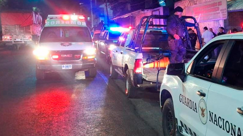 Balean a un individuo en Uruapan, Michoacán; resultó herido 